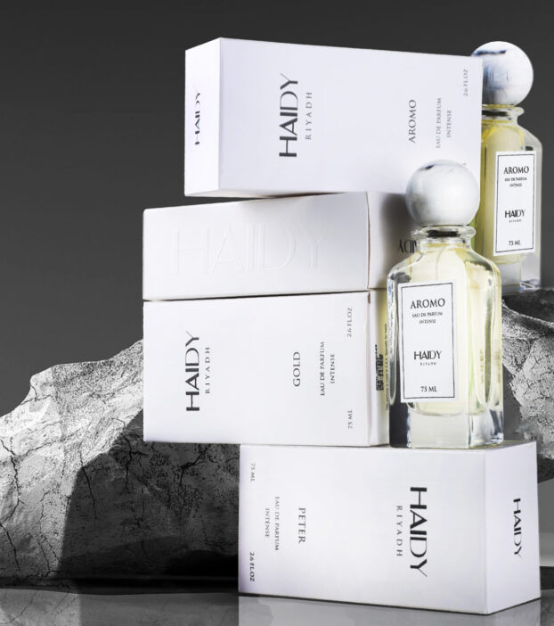 bottle of essential massage oil on stone - beauty treatment. white design packaging mock up. 3d illustration.